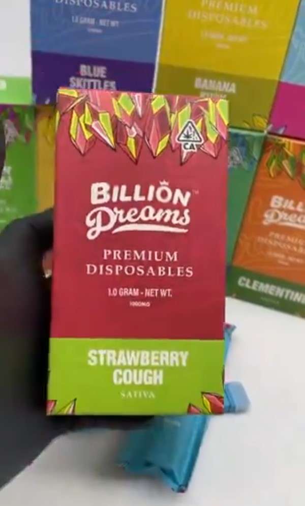 Billion Dreams 1G Liquid Diamond Disposables – Vape Relite UK